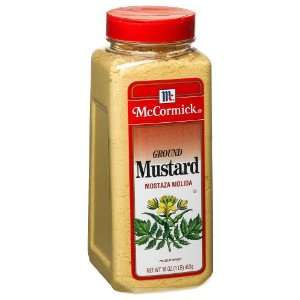 McCormick Mustard, Ground, 16 Ounce Unit  Grocery 