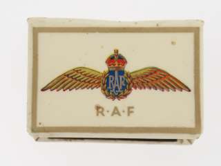 Great Britain. WWII Royal Air Force (RAF) Matchbox Cover.  