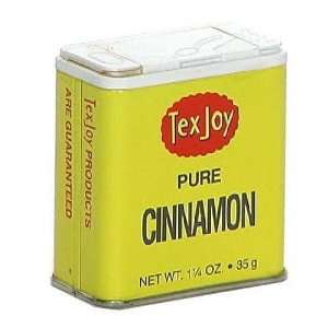 Tex Joy, Tex Joy Cinnamon 1.25 oz, 1.25 Grocery & Gourmet Food
