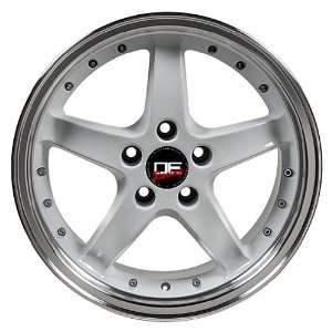   SALEEN STYLE WHITE FORD MUSTANG S281 17 INCH WHEELS RIMS Automotive