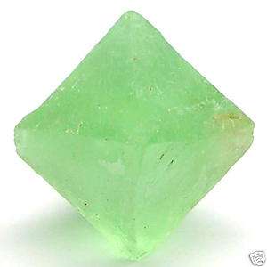 GREEN Octahedron ROUGH FLOURITES Minerals  