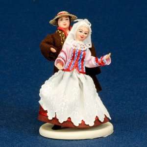  Folk Doll   Rzeszow, Couple 5.0 inches