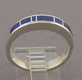 Sterling lapis ring by David Rosales (R100) size 6  