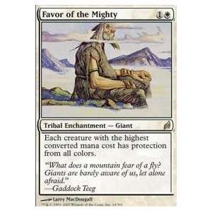  Magic the Gathering   Favor of the Mighty   Lorwyn   Foil 