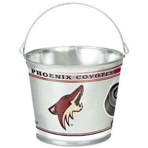  Phoenix Coyotes Bucket Galvanized 5 Quart Pail Sports 
