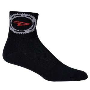  DeFeet Red D Chainring Socks