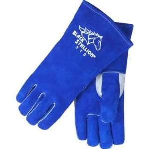   Standard Split Cowhide Stick Welding Gloves   Large