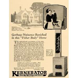   Ad Kernerator Rienard H Marr Architect Incinerator   Original Print Ad