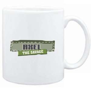  Mug White  Axel The Savage  Male Names Sports 