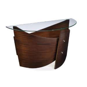  Demilune Sofa Table by Magnussen   Cinnamon (T1696 75TR 