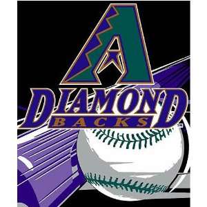 Arizona Diamondbacks MLB Royal Plush Raschel Blanket (Big Stick Series 