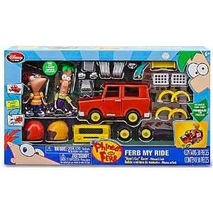   Phineas and Ferb Ferb My Ride Vehicle Playset Moms Car Racer Toys