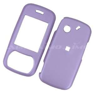   Snap On Protector Hard Case Rubber Feel Leather Paint Cover Lavender