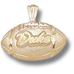  Duke University Duke Football Pendant (Gold Plated 