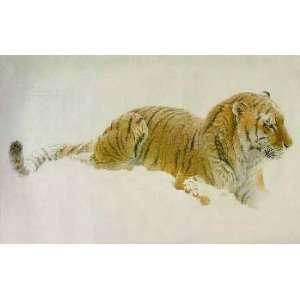  Robert Bateman   Watching Siberian Tiger Artists Proof 