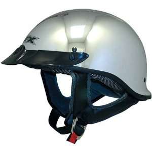  AFX FX 68 Beanie Solid Half Helmet X Small  Silver 