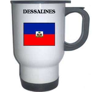  Haiti   DESSALINES White Stainless Steel Mug Everything 