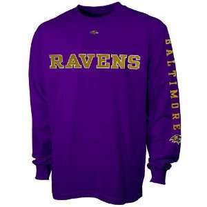  Ravens Purple Team Ambition Long Sleeve T shirt