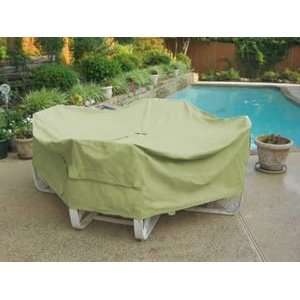  Round Patio Table / Chair Covers  68 x 25 Sage Green 