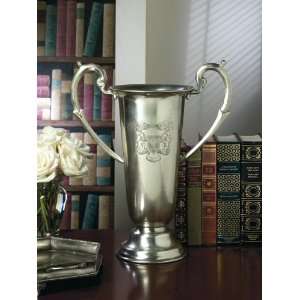  Dessau Antique Silver Trophy Vase With Handles Patio 