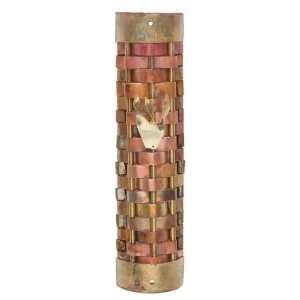  Gary Rosenthal Mezuzah Cover   Woven Copper Everything 