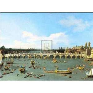  Bernardo B Canaletto   WESTMINSTER BRIDGE LONDON
