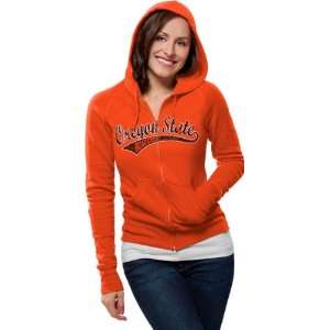  Oregon State Beavers Womens Distressed Tail Sweep Full 