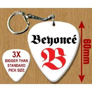  Beyonce BIG Guitar Pick Keyring Musical Instruments