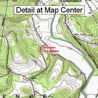  USGS Topographic Quadrangle Map   Aliquippa, Pennsylvania 
