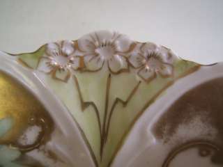 RS Germany Steeple Mark Roses Bowl Vintage porcelain china VGC 