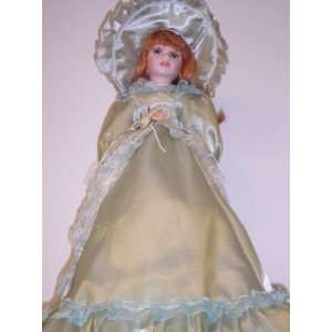  Porcelain Collector Doll   Victorian   Red Hair 