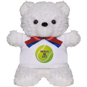  Teddy Bear White Tennis Equals Life 
