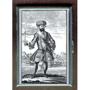 BLACKBEARD THE PIRATE GREAT ID Holder, Cigarette Case or Wallet MADE 
