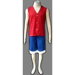   Cosplay Costume   Monkey D Luffy 1st Ver Set XX Large Toys & Games
