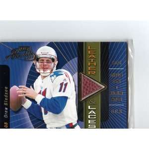   Playoff Leather & Laces Drew Bledsoe #Rd to 350 Sports Collectibles