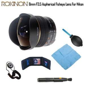  Rokinon 8mm F/3.5 Aspherical Fisheye Manual Focus for 