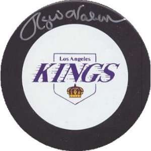 Rogie Vachon Signed Puck   ) 