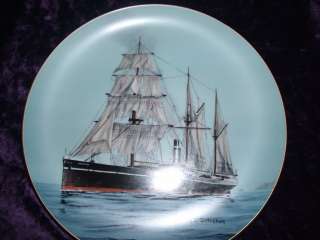 LEGENDARY SHIPS OF THE SEA THE FRIGORIFIQUE BOX PAPERS Collector Plate 