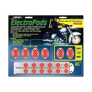 StreetFX Electropods Red Lighting Kit   6 Lightpod and 2 Light Strips 