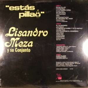 VERY RARE LISANDRO MEZA Estas Pillao 1984 FAISAN SEALED  