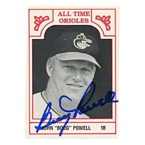 Boog Powell Autographed/Signed Card 