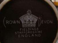 Crown Devon Fieldings & Co. Fielding Coa Coa Set Brown & Ivy  