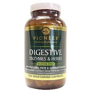 Digestive Enzymes Herbs 120 Vegetarian Capsules by Pioneer