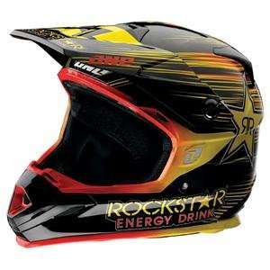   One Industries Trooper 2 Rockstar Helmet   2X Large/Black Automotive