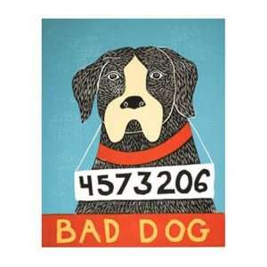  Bad Dog Boxer by Stephen Huneck, 13x19