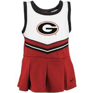   Bulldogs Preschool Red Cheer Dress & Bloomers