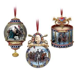  Home For The Holidays Civil War Ornament Set