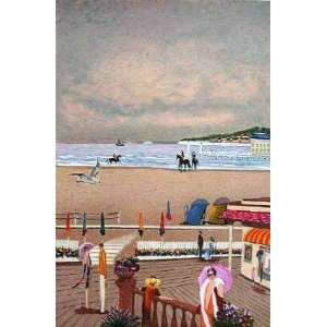    Deauville   Bord de Mer by Ramon Dilley, 23x30