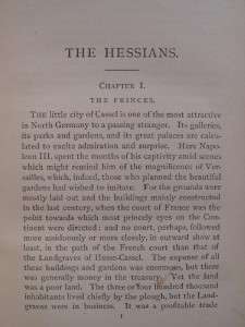   HESSIANS IN THE REVOLUTIONARY WAR   FIRST EDITION   GERMANIC SOLDIERS