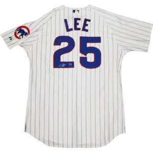 Derrek Lee Autographed Jersey  Details Chicago Cubs, Authentic 
